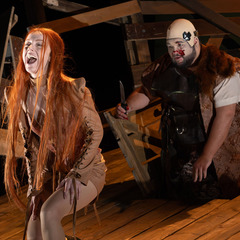 Szene aus DAS SCHLAUE FÜCHSLEIN, Foto: Bernd Schönberger, Lizenz: Brandenburgische Kulturstiftung Cottbus-Frankfurt (Oder)